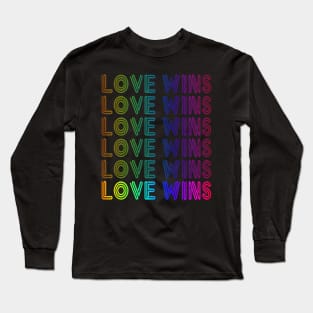 Love Wins lgbt Long Sleeve T-Shirt